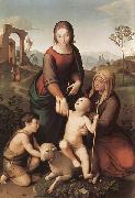 Overbeck, Johann Friedrich Maria und Elisabeth mit dem Jesus France oil painting artist
